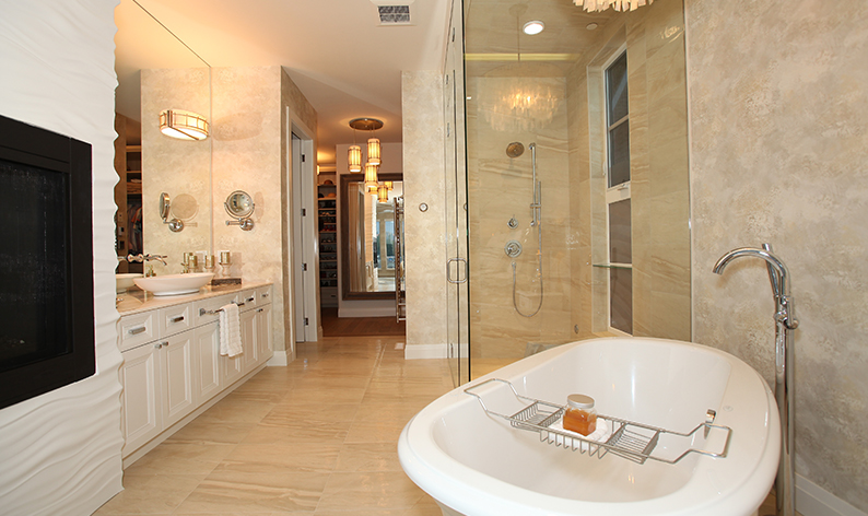 elegant bathroom tile