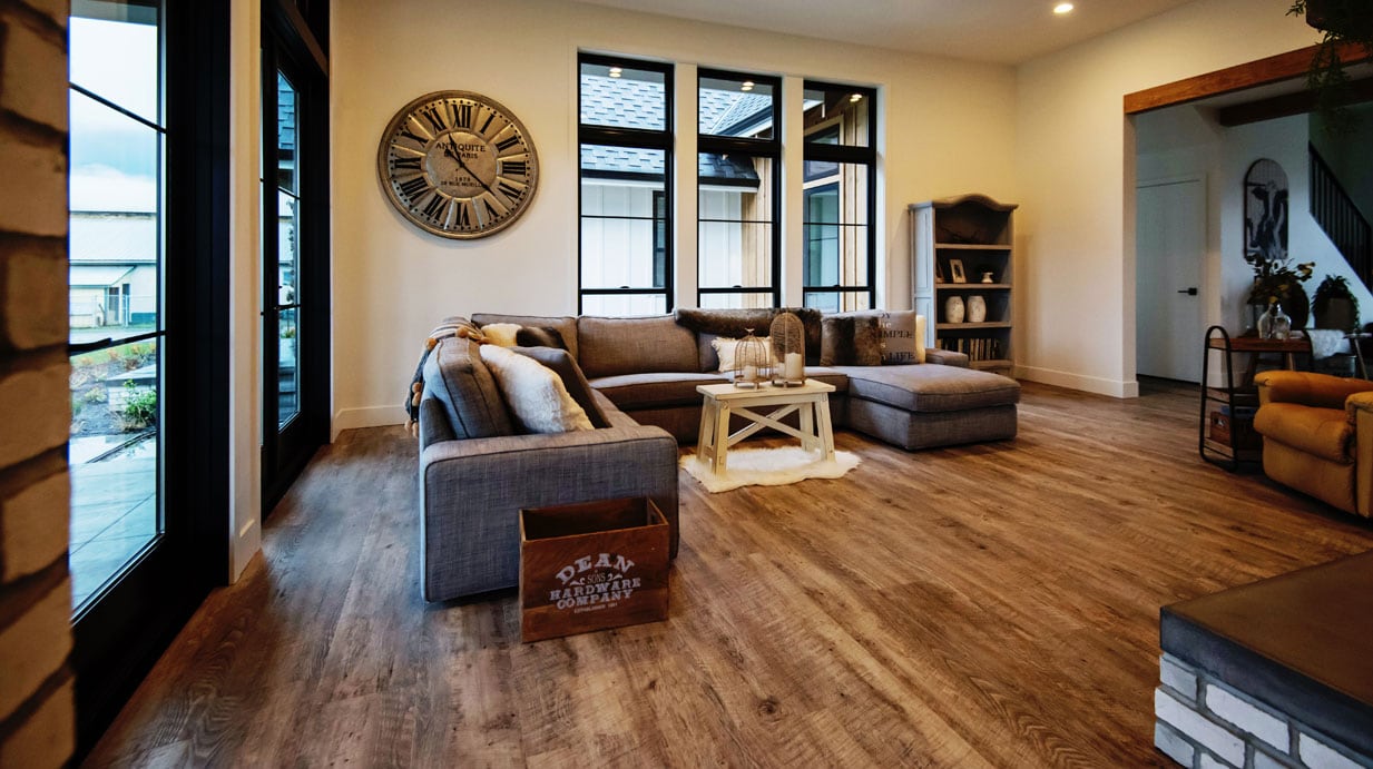 Hardwood Flooring in Living Room